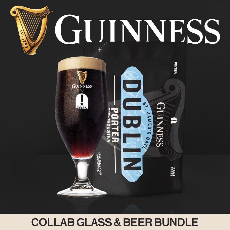Glass + Guinness 'Dublin Porter, Brewers Edition'
